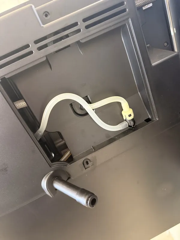 Inside the Miele built-in coffee machine